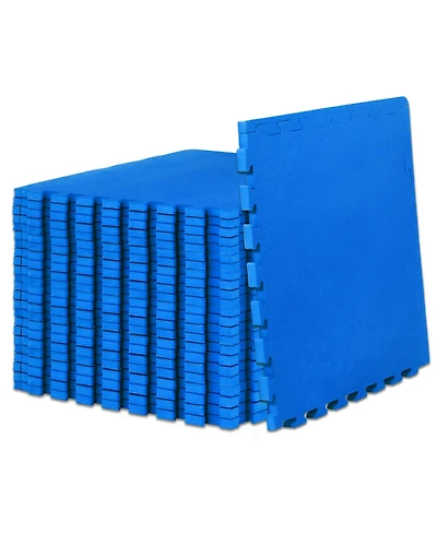 Exercise Puzzle Mat 3/4-in, 96 Sq Ft - 24 Tiles