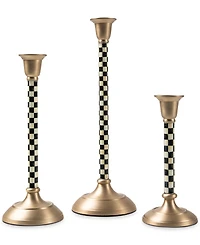 Mackenzie-Childs Courtly Check Small Candlestick