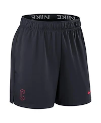 Nike Women's Navy Cleveland Guardians Authentic Collection Knit Shorts