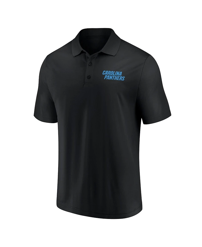 Fanatics Men's Carolina Panthers Lockup Two-Pack Polo Shirt Set
