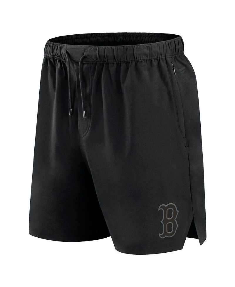 Fanatics Men's Black Boston Red Sox Front Office Woven Shorts