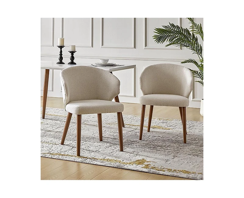 Mid-century Modern Upholstered Dining Chair