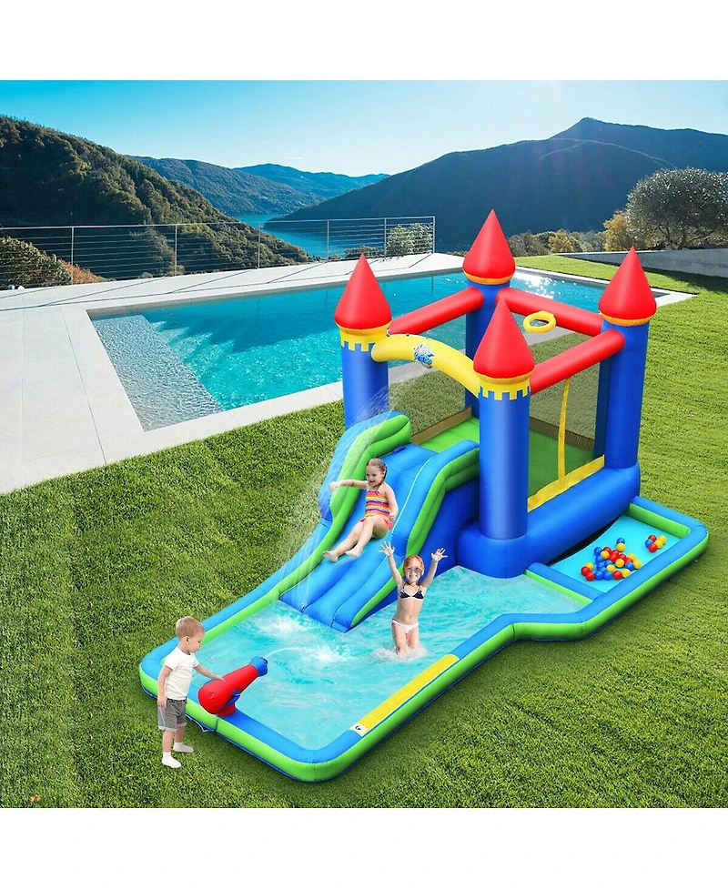 Inolait Kids Inflatable Bounce House Water Slide without Blower