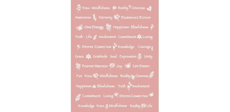 Chanasya Premium Yoga Happiness Blissfulness Message Based Gift Throw Blanket