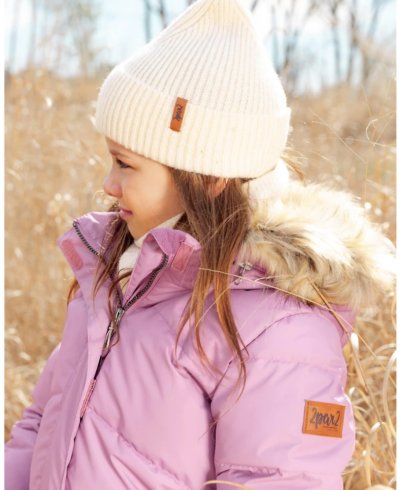 Deux par Girl Mid-Season Knit Hat Off White - Toddler|Child