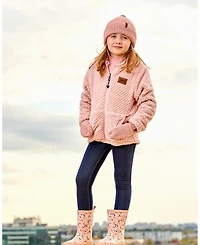 Deux par Girl Mid-Season Knit Hat Dusty Pink - Toddler|Child