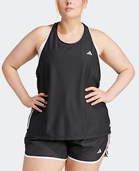 Adidas Plus Size Own the Run Moisture-Wicking Tank Top