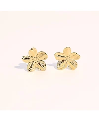 Stainless Steel Hana Flower Earrings