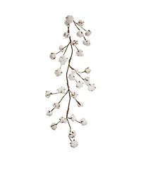 Natural Cotton Twig Garland Set for Rustic Home Decor (Set of 2)