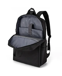 Izod Wisdom Business Travel Slim Durable Laptop Backpack Usb Charging Port, Computer Bag Fits 17 Inch Notebook