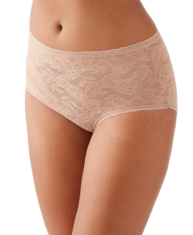 Wacoal Women's High Profile Floral Lace Briefs 875388