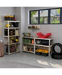 5-Tier Shelving Unit with 2000 Lbs Capacity Heavy-Duty Storage Rack for Home & Garage