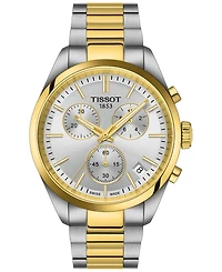 Tissot Men's Swiss Automatic Chronograph Pr 100 Two-Tone Stainless Steel Bracelet Watch 40mm