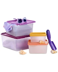 Tupperware Keeptabs 4-Piece Container & Lid Set