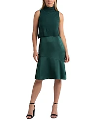 Sam Edelman Women's Mixed-Media Sweater-Top Dress