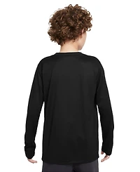 Nike Big Kids Legend Dri-fit Long-Sleeve T-Shirt