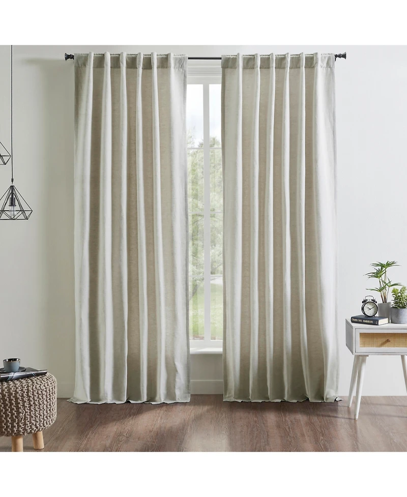 Ihi Home Kendall Linen Cotton Curtain Panel