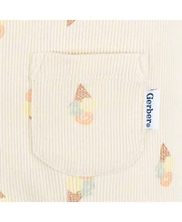 Gerber Baby Girls Sleeveless Long-Leg Romper