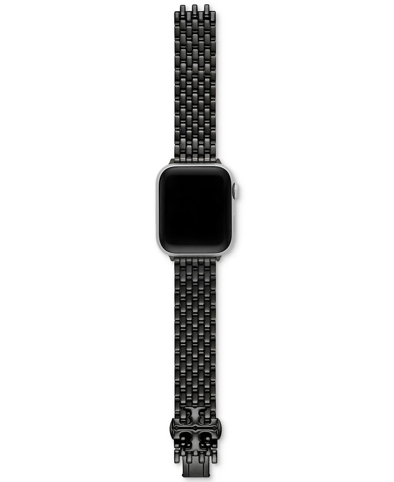 Tory Burch Women's The Eleanor Black-Tone Stainless Steel Bracelet For Apple Watch 38-45mm
