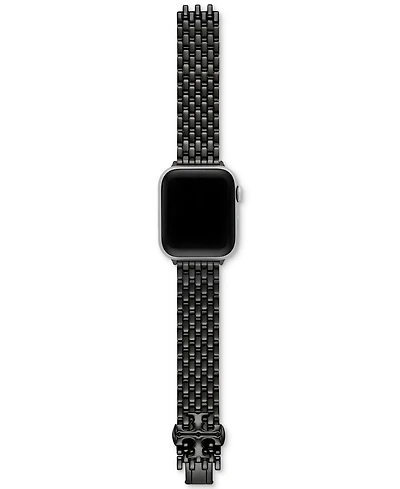 Tory Burch Women's The Eleanor Black-Tone Stainless Steel Bracelet For Apple Watch 38-45mm