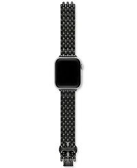 Tory Burch Women's The Eleanor Black-Tone Stainless Steel Bracelet For Apple Watch 38-45mm