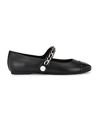 Nine West Women's Platy Embellished Mary Jane Ballet Flats