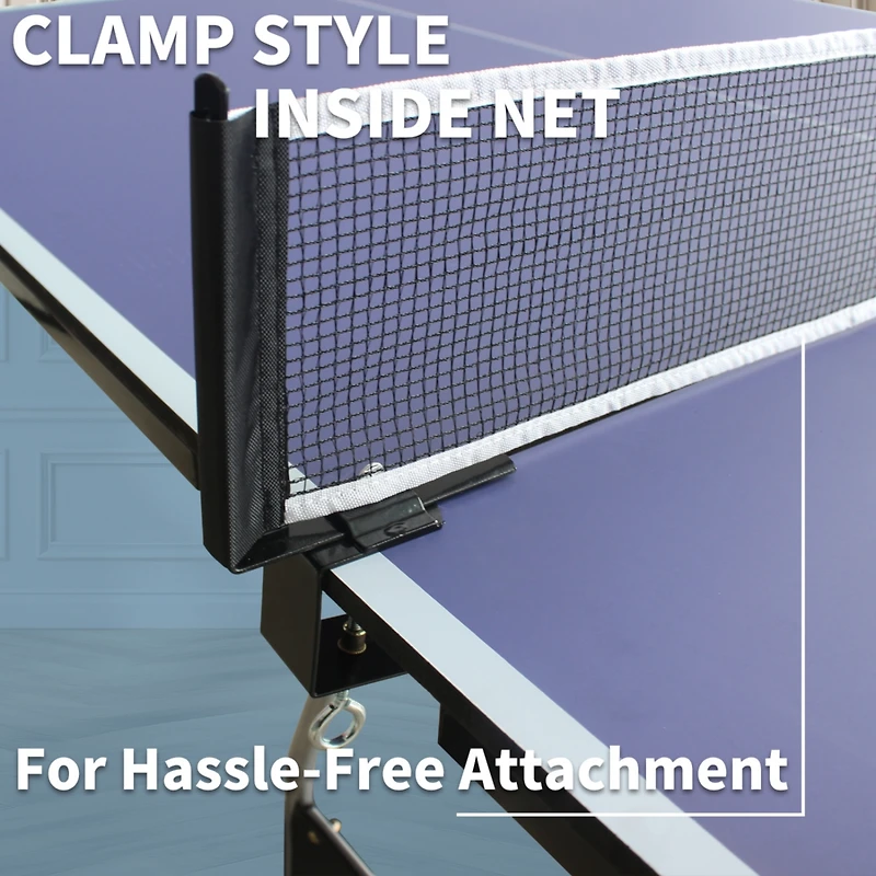 Streamdale Foldable Midsize Table Tennis Table with Paddles, Net, Balls
