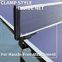 Streamdale Foldable Midsize Table Tennis Table with Paddles, Net, Balls