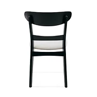 Streamdale Mid-Century Upholstered Dining Chair with Rubberwood Legs