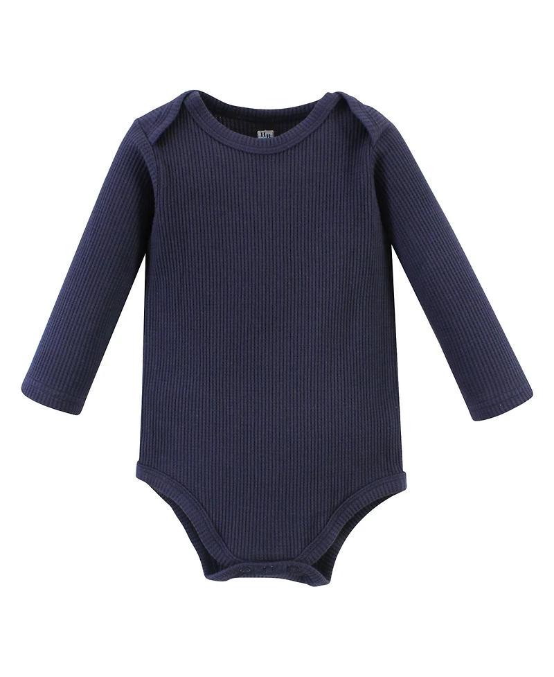 Hudson Baby Boys Cozy Long-Sleeve Thermal One-Piece