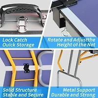 Streamdale Compact Foldable Ping-Pong Table Set Table, Paddles, Net, Balls