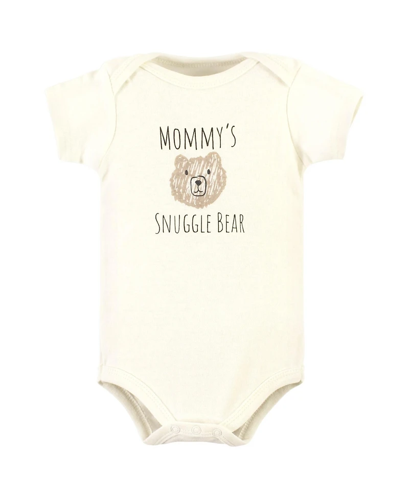 Hudson Baby Boys or Girls, Cotton Essentials Bodysuit, Pants, and Shoes 3Pk