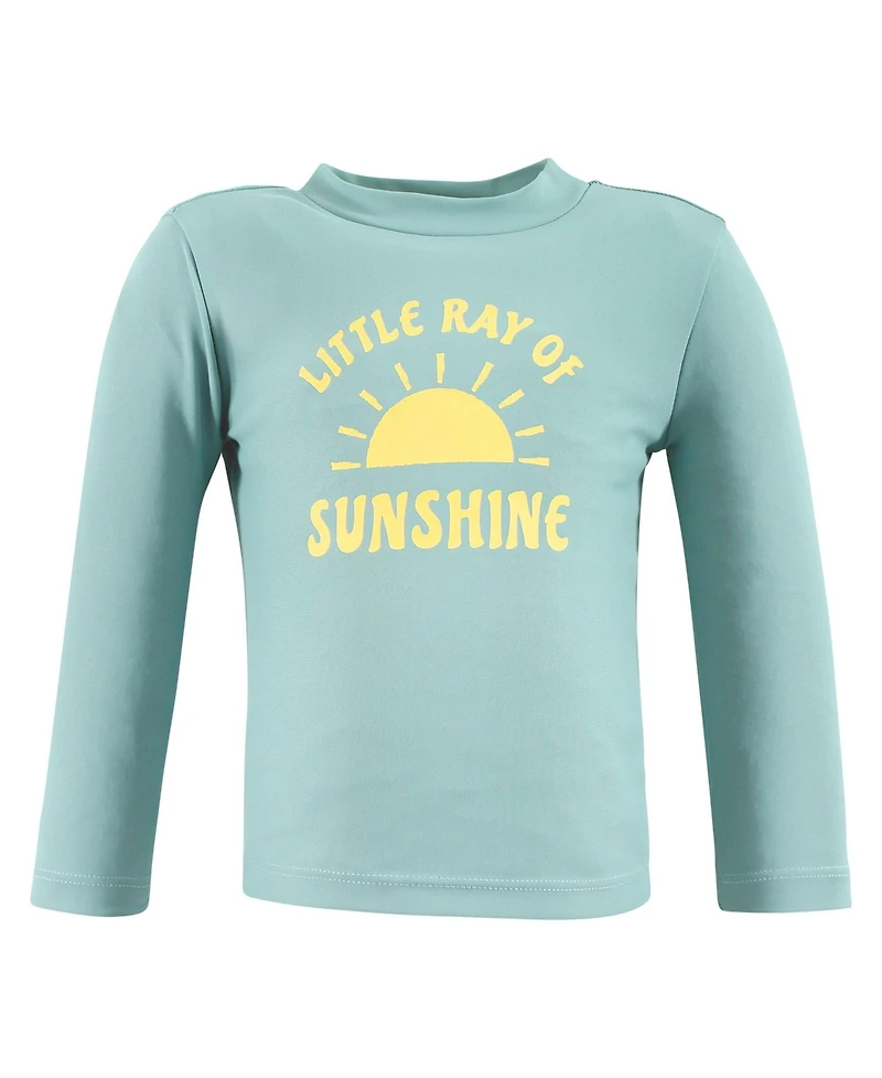 Hudson Baby Boys Swim Rashguard Set, Desert Cactus, Months