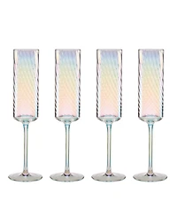 Lenox Tuscany Classics Iridescent Flutes, Set Of 4