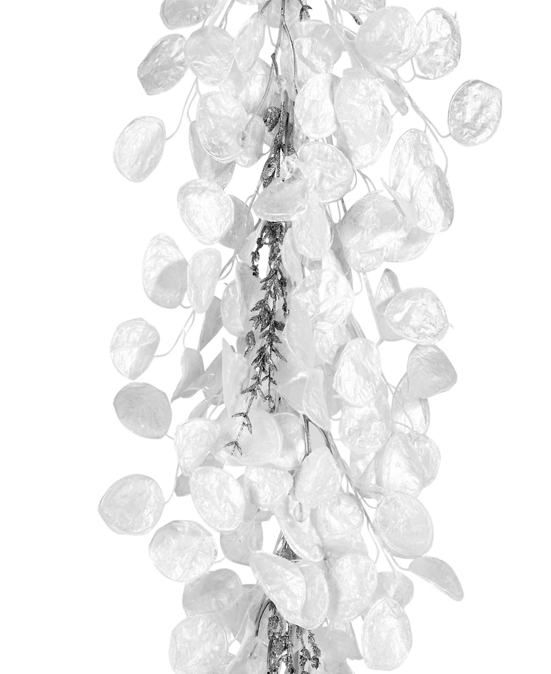 National Tree Company Winter Frost White Garland, 4 feet.
