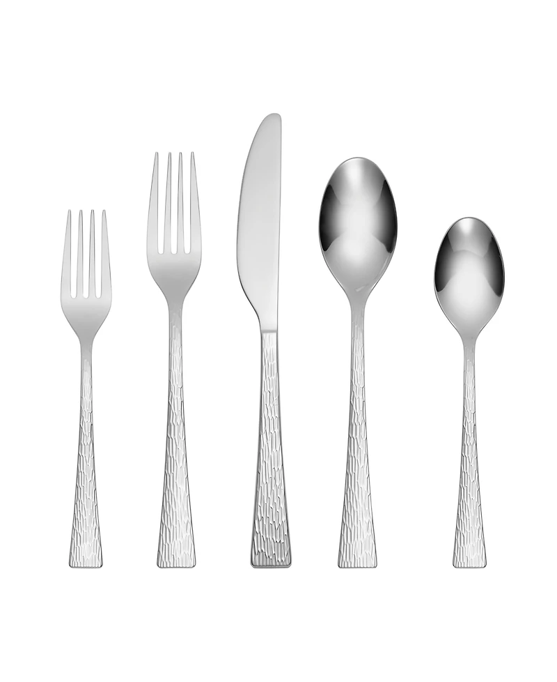 Cambridge Silversmiths Stainless Steel Ashlyn Mirror 67-Pc. Flatware Set, Service for 12