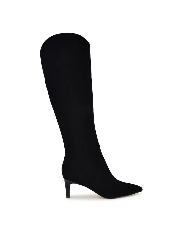 Nine West Women's Sirena Pointy Toe Knee High Boots