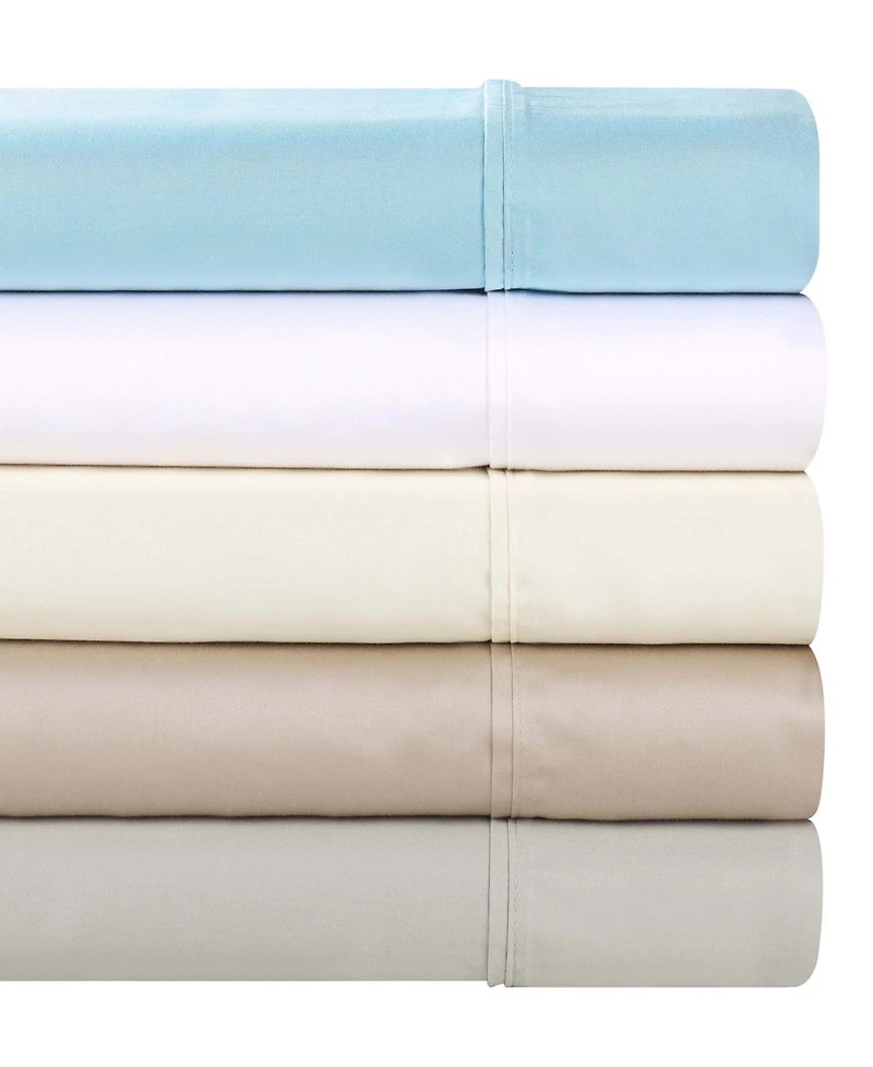 Superior Modal From Beechwood 400 Thread Count Lightweight Cooling Solid Deep Pocket Bed Sheet Set, King