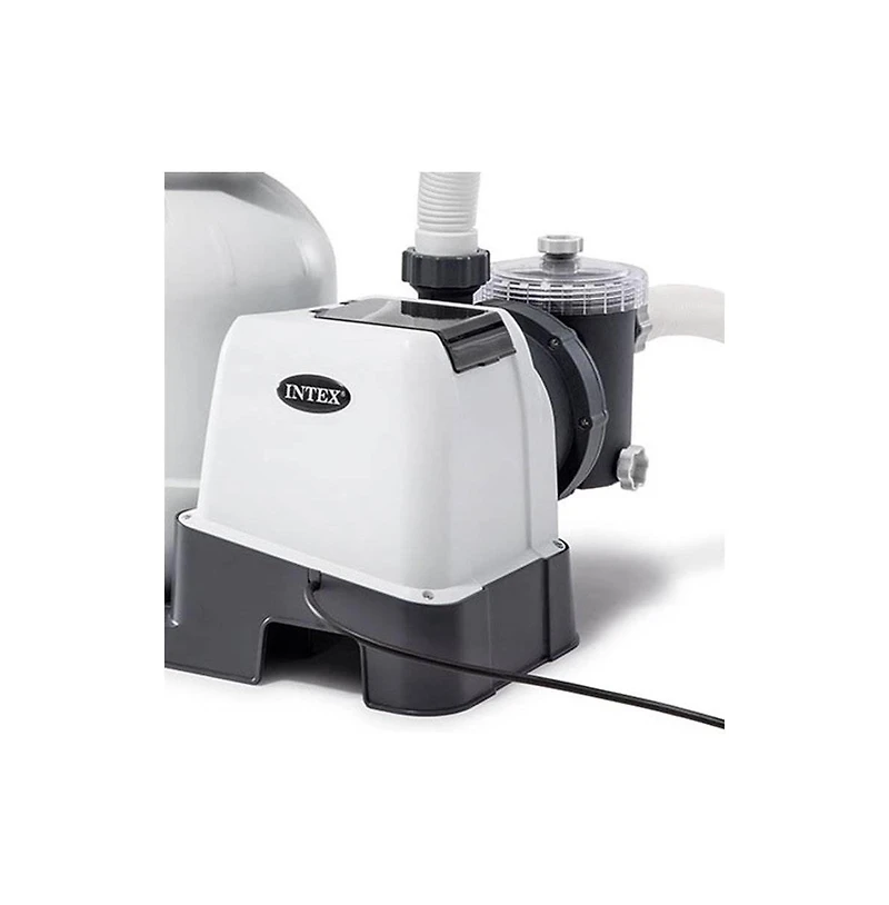 Intex 2100 Gph Pool Sand Filter Pump w/Krystal Clear Saltwater System