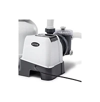 Intex 2100 Gph Pool Sand Filter Pump w/Krystal Clear Saltwater System