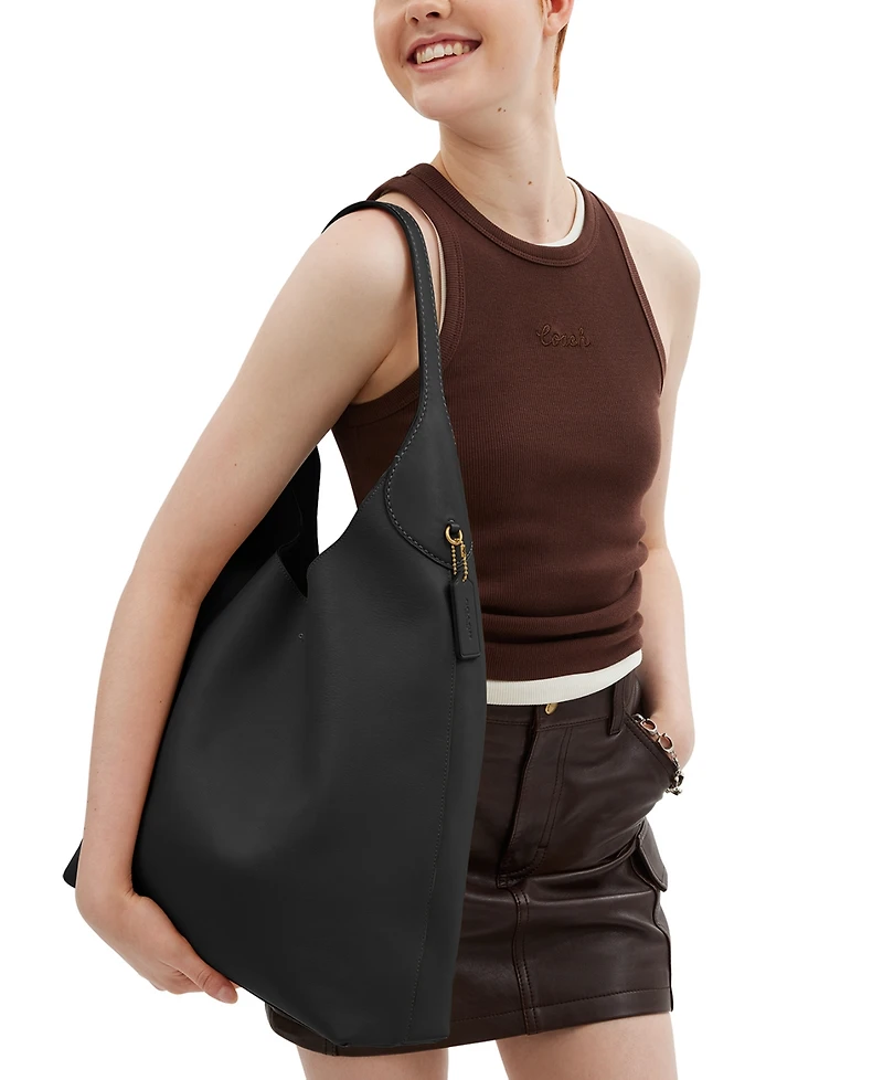 Coach Brooklyn Large Leather Shoulder Bag