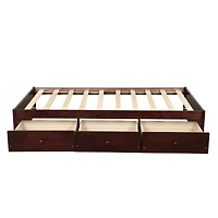 Streamdale Twin Platform Storage Bed With 3 Drawers