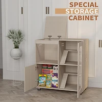 Streamdale Furniture Versatile Wooden Pet House Comfortable Home, Stylish Decor, Ample Storage