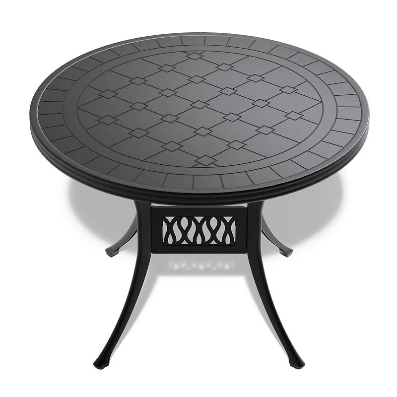 Streamdale Durable Aluminum Patio Set, Weatherproof 4-Piece