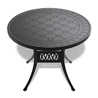 Streamdale Durable Aluminum Patio Set, Weatherproof 4-Piece