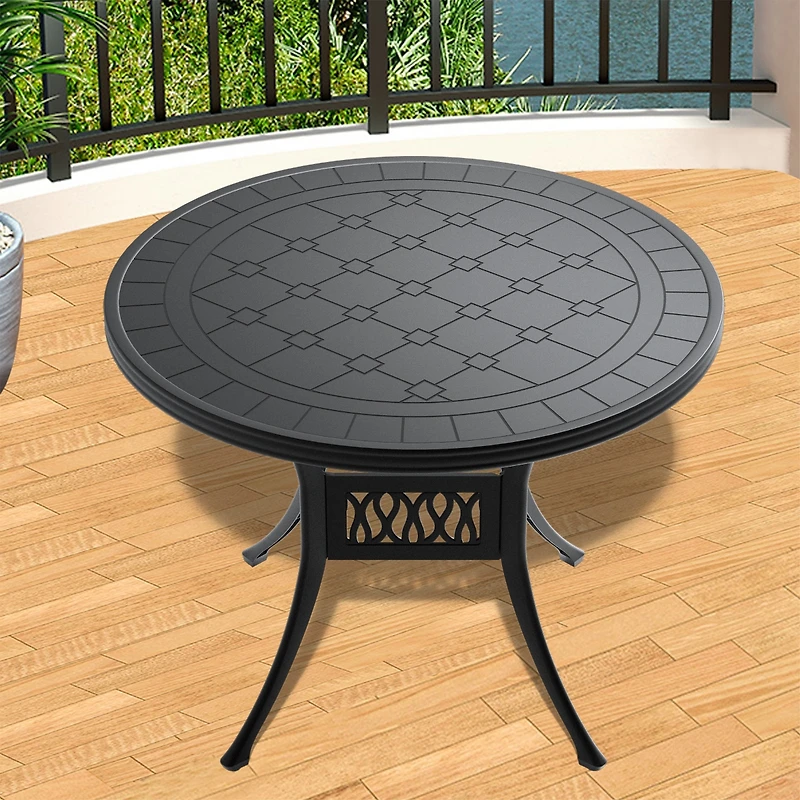 Streamdale Durable Aluminum Patio Set, Weatherproof 4-Piece
