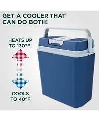 Ivation Electric Cooler & Warmer, 24 L Portable Cooler