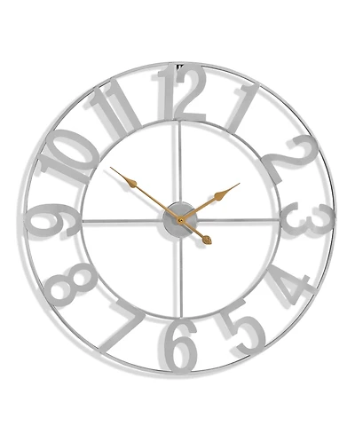 Sorbus 32 inch Large Wall Clock for Living Room Decor (White)