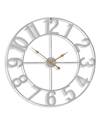 Sorbus 32 inch Large Wall Clock for Living Room Decor (White)