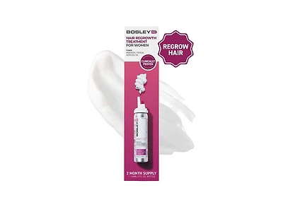 BosleyMD Women's Hair Re-growth Foam 5% Minoxidil